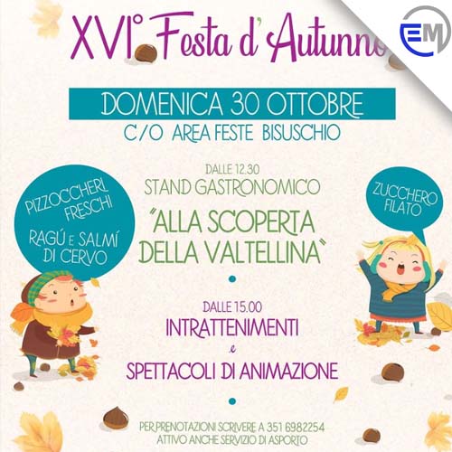 Eventi a Bisuschio XVI Festa d'Autunno 30 Ottobre 2022 Bisuschio Varese