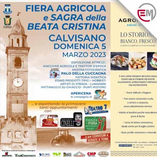 Fiera Agricola e Sagra della Beata Cristina - 5 Marzo 2023 - Calvisano