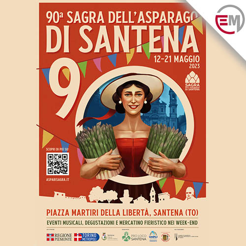 90 Sagra dell'asparago di Santena 12-21 Maggio 2023 Programma