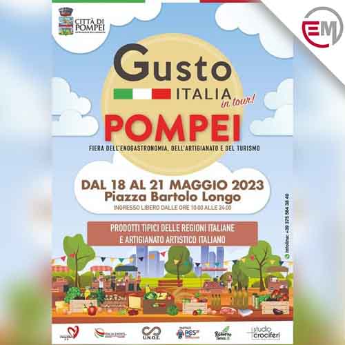 Fiera Gusto Italia in Tour - Pompei - Dal 18 al 21 Maggio 2023