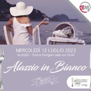 Alassio in Bianco - Cena in Bianco Mercoledì 12 Luglio 2023