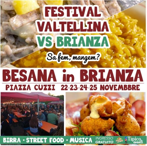 Festival Valtellina VS Brianza - 22-23-24-25 Novembre 2025 - Besana di Brianza